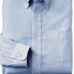 Land's End Men’s button-down dress shirt 16.5 -34